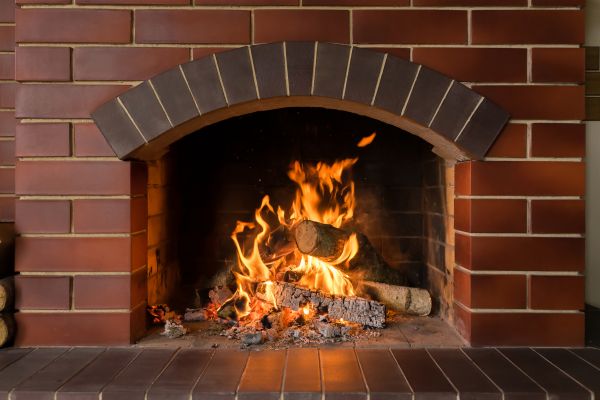 Brick Fireplace Installation in Dacula