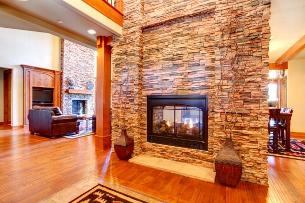 Stone Hearth Installation in Dacula